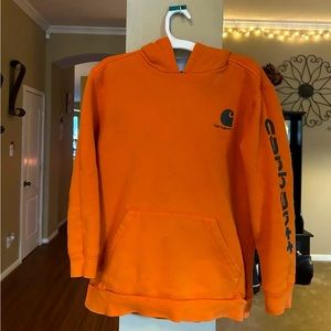 Boys size large carhartt hoodie